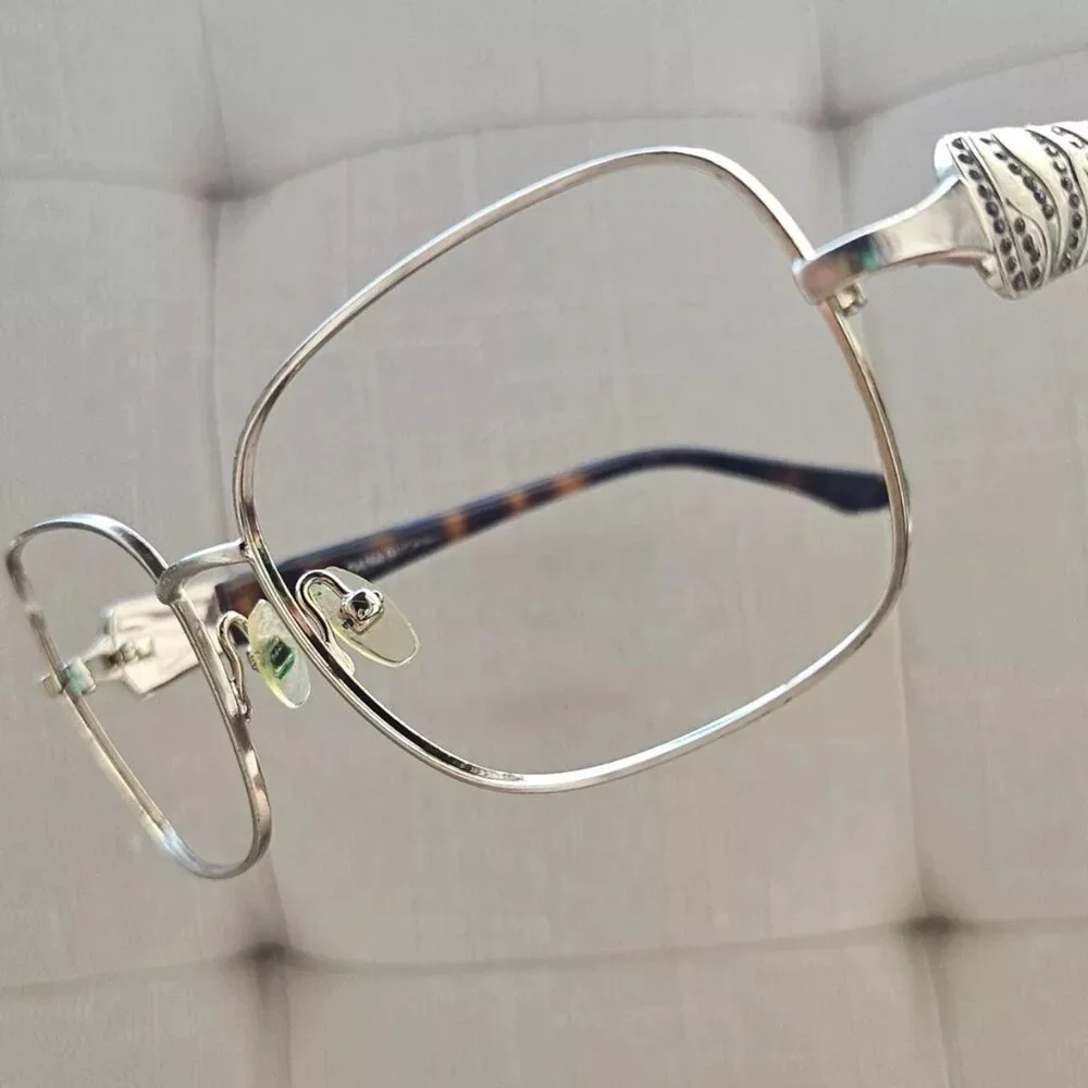 Dana Buchman Women Eyeglasses Frame MIRAMAR Glasses Gold Tone Brown Tortoise - Picture 3 of 11